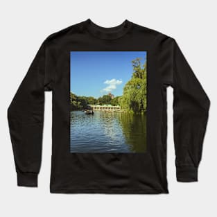 Central Park Lake Manhattan New York City Long Sleeve T-Shirt